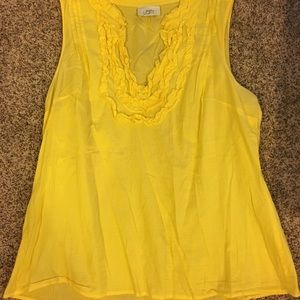 Sleeveless tunic - yellow - LOFT XL